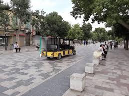 Bu-Ali St, Hamedan — Stone paving & urban furniture