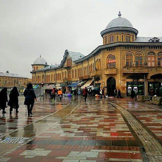 Imam Square, Hamedan — Granite paving & curbing